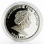 Cook Island 5 dollars Ugra A Drop of Oil Yurts in Taiga proof silver coin 2010