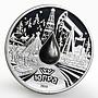 Cook Island 5 dollars Ugra A Drop of Oil Yurts in Taiga proof silver coin 2010