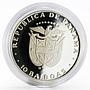 Panama 10 balboas International Year of the child proof silver coin 1982