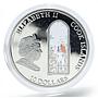 Cook Islands 10 dollars Cologne Cathedral silver coin 2010