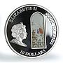 Cook Islands 10 dollars Cologne Cathedral silver coin 2010