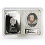 Niue 2 dollars 450 Years of William Shakespeare colored proof silver coin 2014