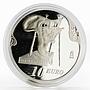 Spain 10 euro 100th Birth Anniversary of Salvador Dali proof silver coin 2004