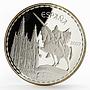 Spain 50 euro Burgos Cathedral and The Cavalier proof silver coin 2007