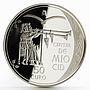 Spain 50 euro Burgos Cathedral and The Cavalier proof silver coin 2007