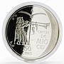 Spain 50 euro Burgos Cathedral and The Cavalier proof silver coin 2007