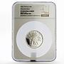 Tuvalu 5 dollars set of 4 coins Dinosaur Stegosaurus  PF-68 NGC 2 oz 2002