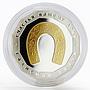 Cameroon 1000 francs Talisman of Luck series The Horseshoe silver coin 2016