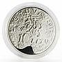 Lithuania 10 litu Lithuanian Culture series Fine Arts proof silver coin 2012