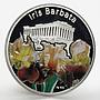 Niue 1 dollar Magical Flowers series Iris Bartis colored proof silver coin 2012