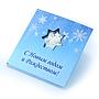 Niue 1 dollar Christmas Star Shaped silver coin with zircons 2010