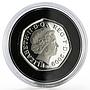 Britain 50 pence The Reissued Original Coin proof silver coin 2009