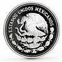 Mexico 100 pesos Monarch Butterflies Fauna proof silver coin 1987