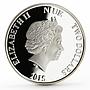 Niue 2 dollars 75th Anniversary of Daisy Duck Disney proof silver coin 2015