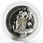 Bahamas 5 dollars Christopher Columbus proof silver coin 1985