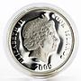 Cook Islands 10 dollars World Monuments series Sagrada Familla silver coin 2009