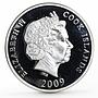 Cook Islands 10 dollars World Monuments series Sagrada Familla silver coin 2009
