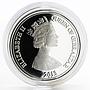 Gibraltar 20 pounds Sir Winston Churchill Portrait silver coin 2013