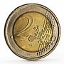 Vatican 2 euro Sede Vacante bimetal coin 2005