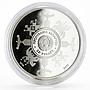 Belarus 20 rubles Eurasian Economic Union proof silver coin 2015