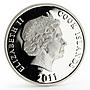 Cook Islands 10 dollars World Monuments Italian Landmarks silver coin 2011