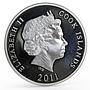 Cook Islands 10 dollars World Monuments Italian Landmarks silver coin 2011