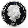 Cook Islands 10 dollars World Monuments series White House silver coin 2011