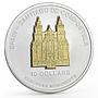 Nauru 10 dollars European Monuments Santiago de Compostela silver coin 2006