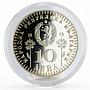 Bulgaria 10 leva International Year of the Child proof silver coin 1979