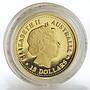 Australia set 5 coins 15 dollars Discover Australia gold coin 1/10 oz 2007