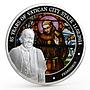 Benin 500 francs 85 Years of Vatican State Pope Franziskus silver coin 2014