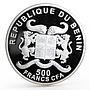 Benin 500 francs 85 Years of Vatican State Pope Franziskus silver coin 2014