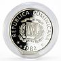 Dominican Republic 10 pesos International Year of the Child silver coin 1982