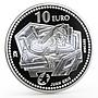 Spain 10 euro European Artists series Juan Gris proof silver coin 2012