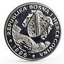 Bosnia and Herzegovina 500 dinara Atlanta Olympics Sprinter nickel coin 1996