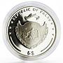 Palau 5 dollars Football World Cup in South Africa The Rhino silver coin 2009