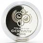 Trinidad and Tobago 100 dollars Football World Cup in Germany silver coin 2006