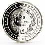 Turkey 20 lira Stage Actress Afife Jale Theatre proof silver coin 2014