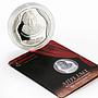 Turkey 20 lira Stage Actress Afife Jale Theatre proof silver coin 2014