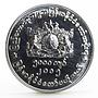 Myanmar 5000 kyats Government of Republic of Union Myanmar silver coin 2015