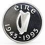 Ireland 1 pound 50th Anniversary of United Nations Flying Dove silver coin 1995