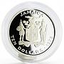 Jamaica 10 dollars International Year of the Child proof silver coin 1979