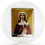 Cook Islands 5 dollars Patron Saints series St Tatiana proof silver coin 2011