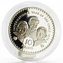 Lesotho 10 maloti International Year of the Child proof silver coin 1979