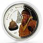 Mongolia 1000 togrog Tsars of Russia series Ivan IV colored silver coin 2007