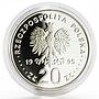 Poland 20 zlotych Atlanta Olympic Games series Wrestling proof silver coin 1995