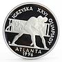 Poland 20 zlotych Atlanta Olympic Games series Wrestling proof silver coin 1995