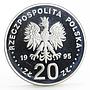 Poland 20 zlotych Atlanta Olympic Games series Wrestling proof silver coin 1995