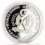 Sahrawi 1000 pesetas FIFA World Cup Spain Football 1982 silver coin 2002