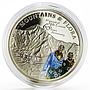 Palau 5 dollars First Ascent of Mountain Everset colored proof silver coin 2013